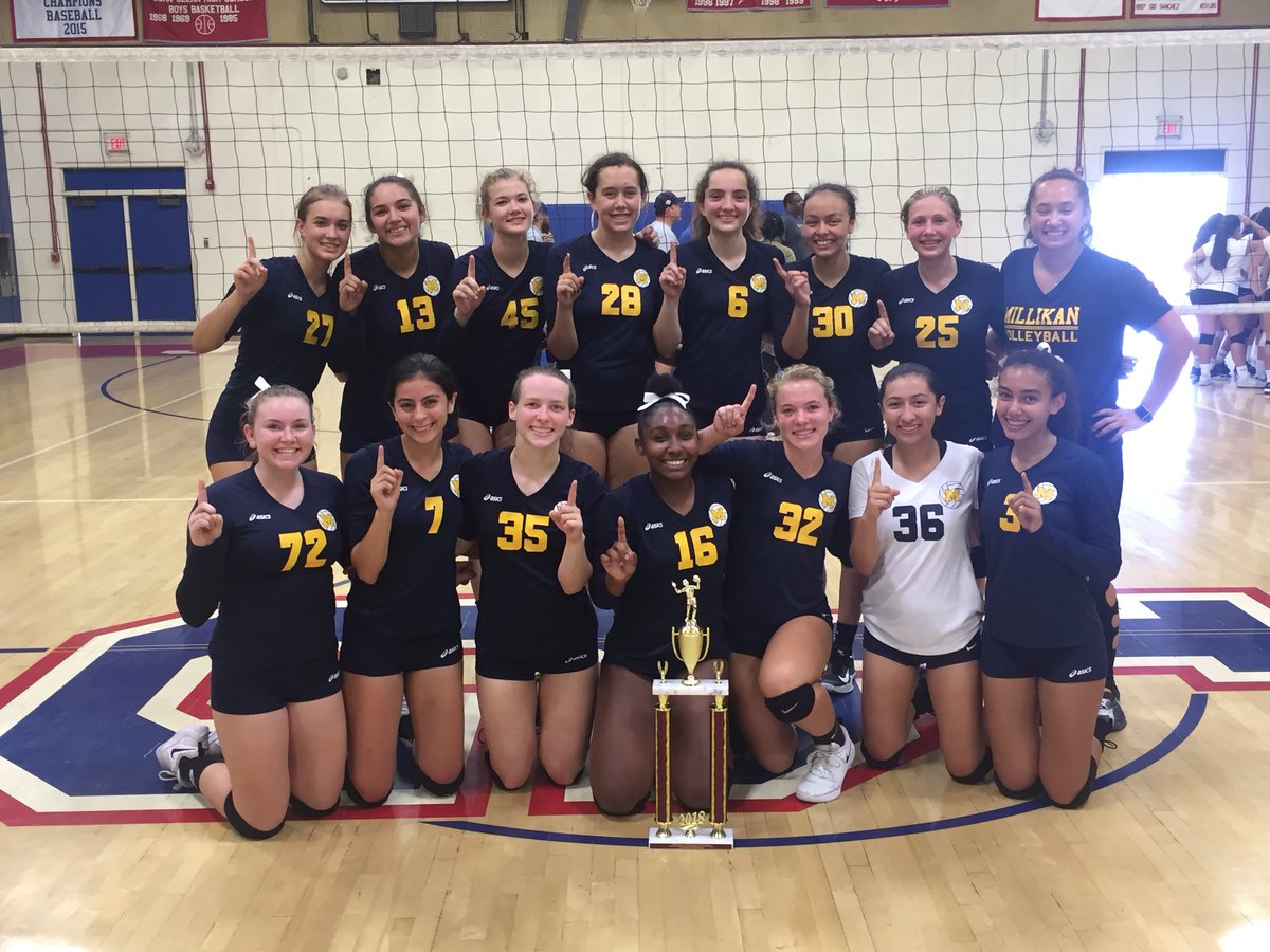 girls jv volleyball... tournament champs today! congrats, go lady rams 💙💛 <a href="/Rams_Volleyball/">Millikan Girls Volleyball</a> <a href="/gomillikanrams/">Millikan Athletics</a>