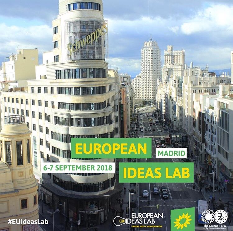 sensetribe's tweet photo. Our co-founder Marina Roa did the #graphicfacilitation at #euideaslab in #Madrid, where green representatives and change-makers from all over #Europe came together. https://t.co/AAIFaXjE3K