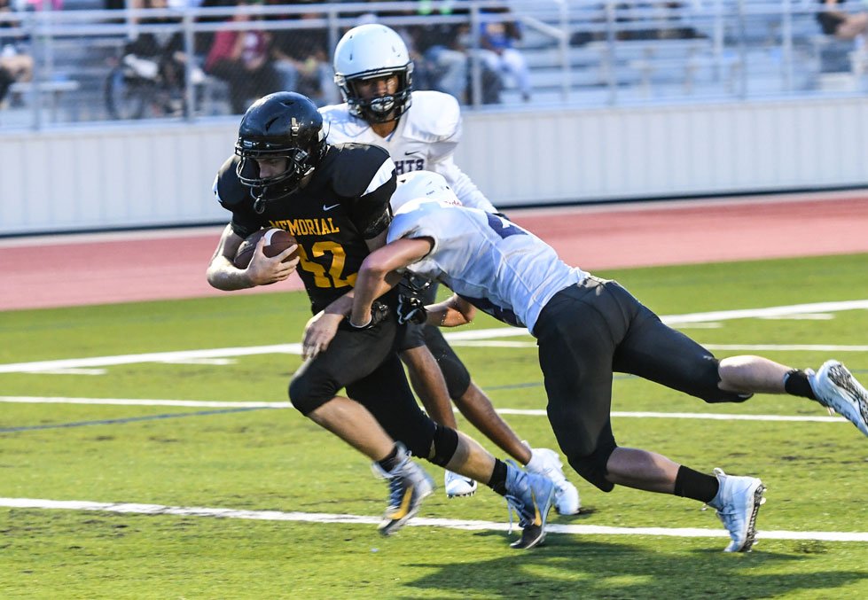 Warrior Freshman Black with another great win this week! <a href="/FriscoMemo_FB/">Frisco Memorial Football</a>  @2018Memorial