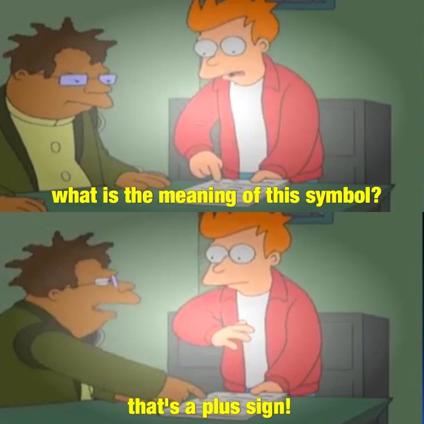 zteaches's tweet photo. Explaining math to the little ones.
#futurama #maths #quickmaths #plus https://t.co/UVb4Q9YvC6