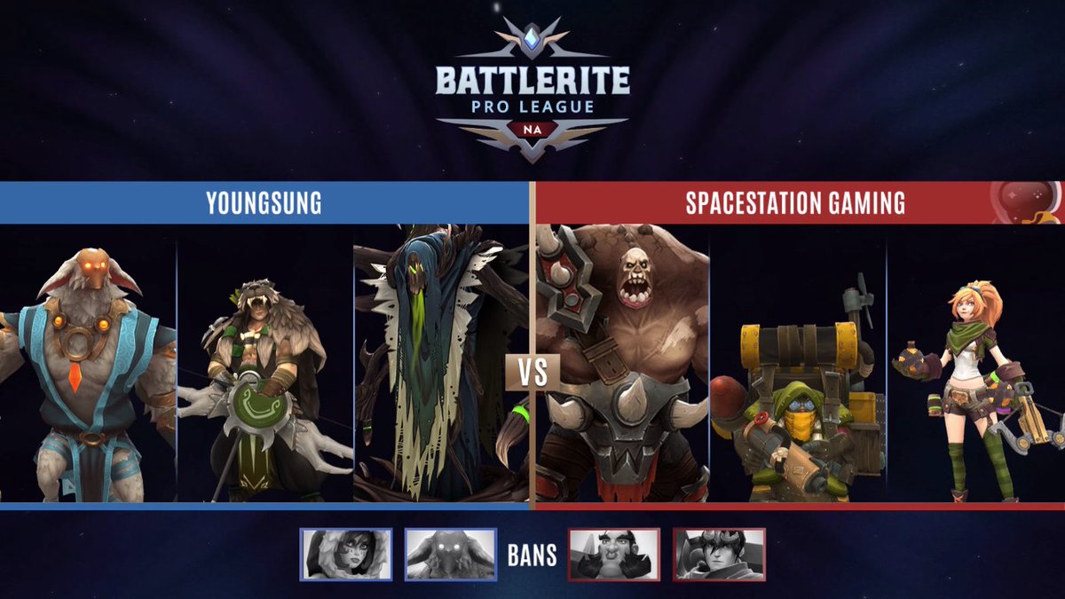 Draft is ready and our match first match of the day is about to start!

Tune in now twitch.tv/battlerite