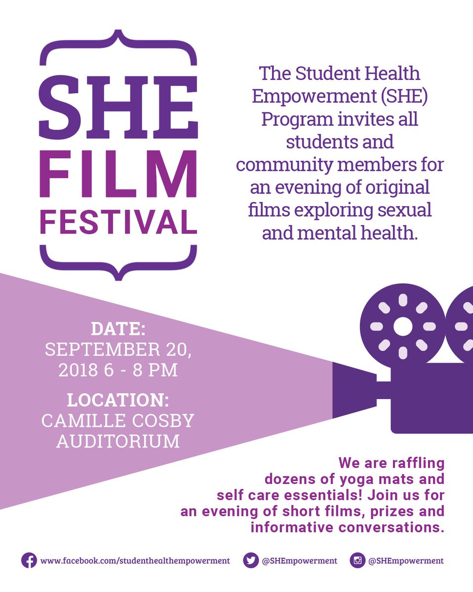 SHEmpowerment's tweet photo. Our film festival is approaching, 9/20! Follow us for more info on addressing mental health, sexual health and substance abuse the healthy way! https://t.co/RcCECASy1R https://t.co/JjOSLRGxgV
