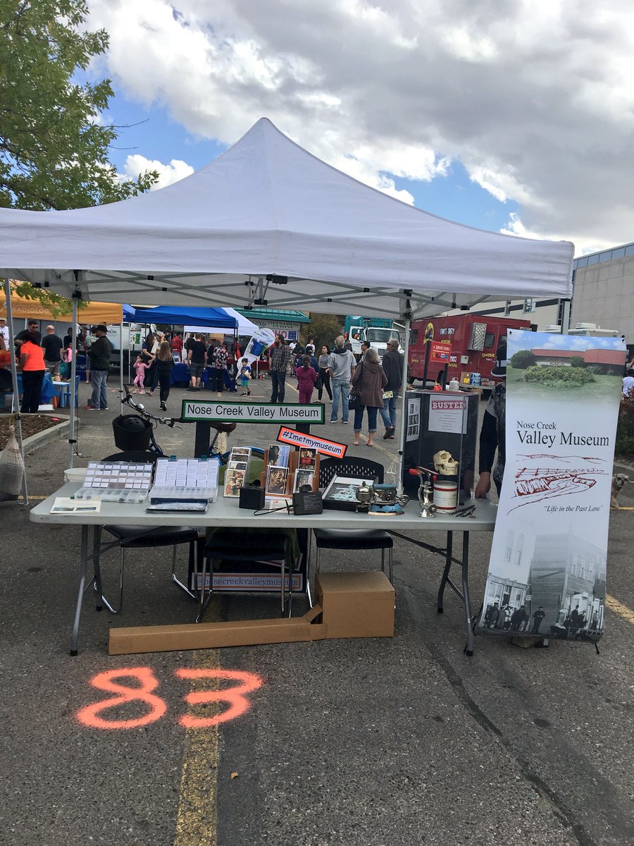 Visit our booth at AirdrieFest!  Today until 4. #airdrie #airdrieFEST #museums