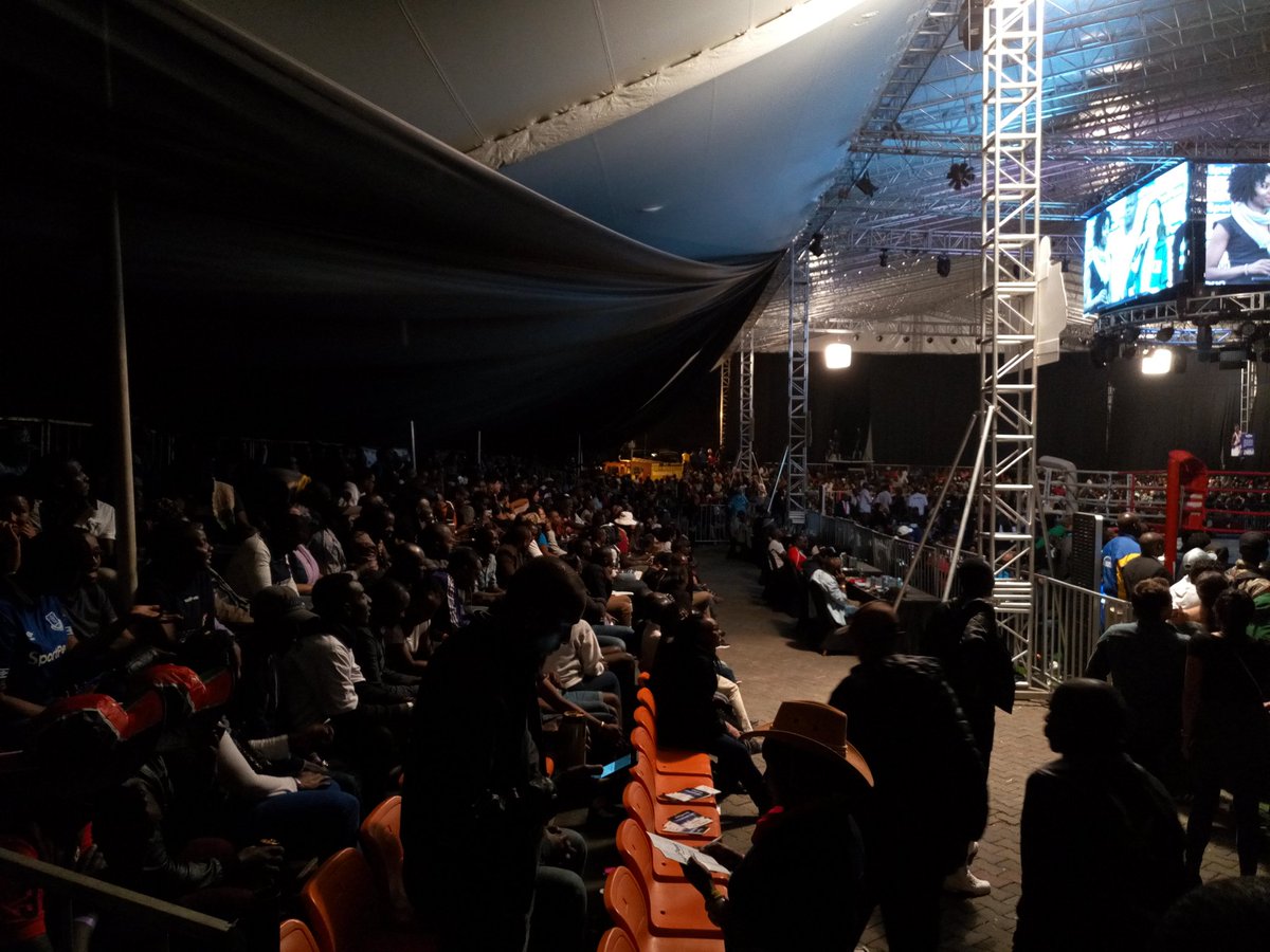 warothe's tweet photo. #NairobiFightNight
#ZarikaMercado
#BoxingKE
This is what hype and marketing can do to sports.
KICC packed to the rafters.
With a crowd you don't normally see at boxing. https://t.co/7vSHE9EjNa