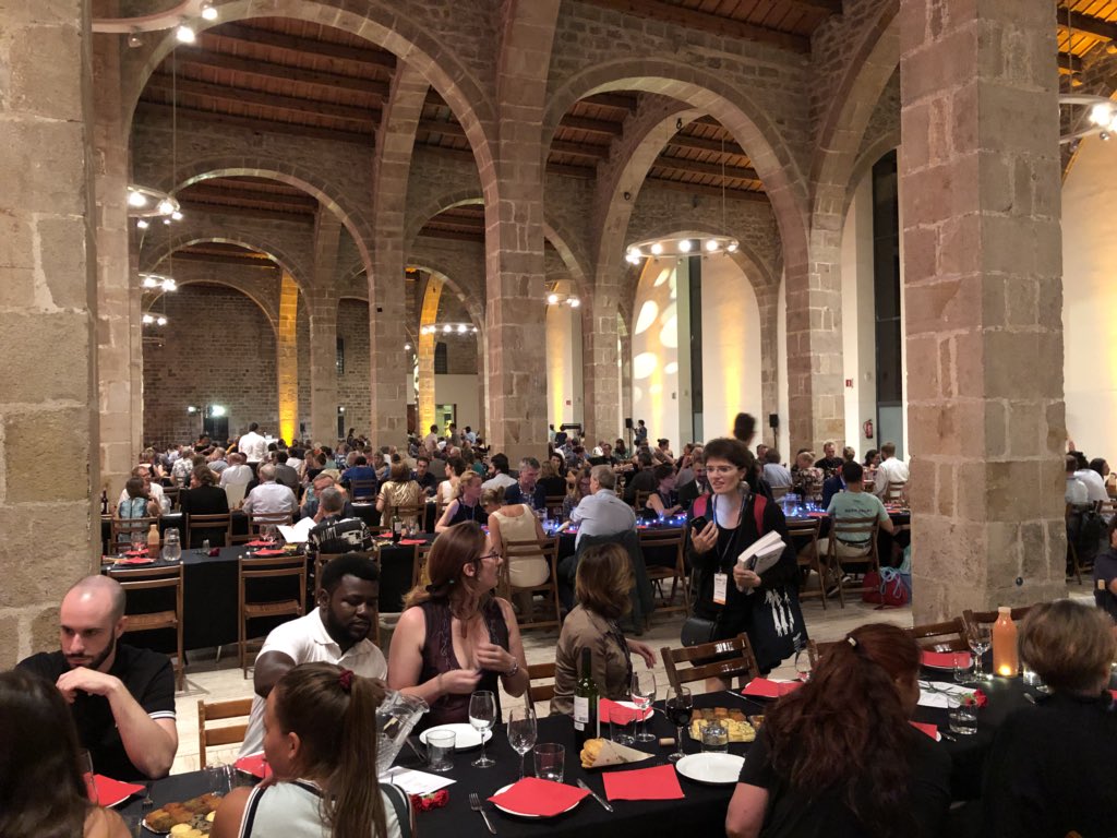 #EAA2018 Annual Dinner to say goodbye to an amazing conference! Thank you all for these days!
(And those of you not attending, have fun out there, or rest if at home)