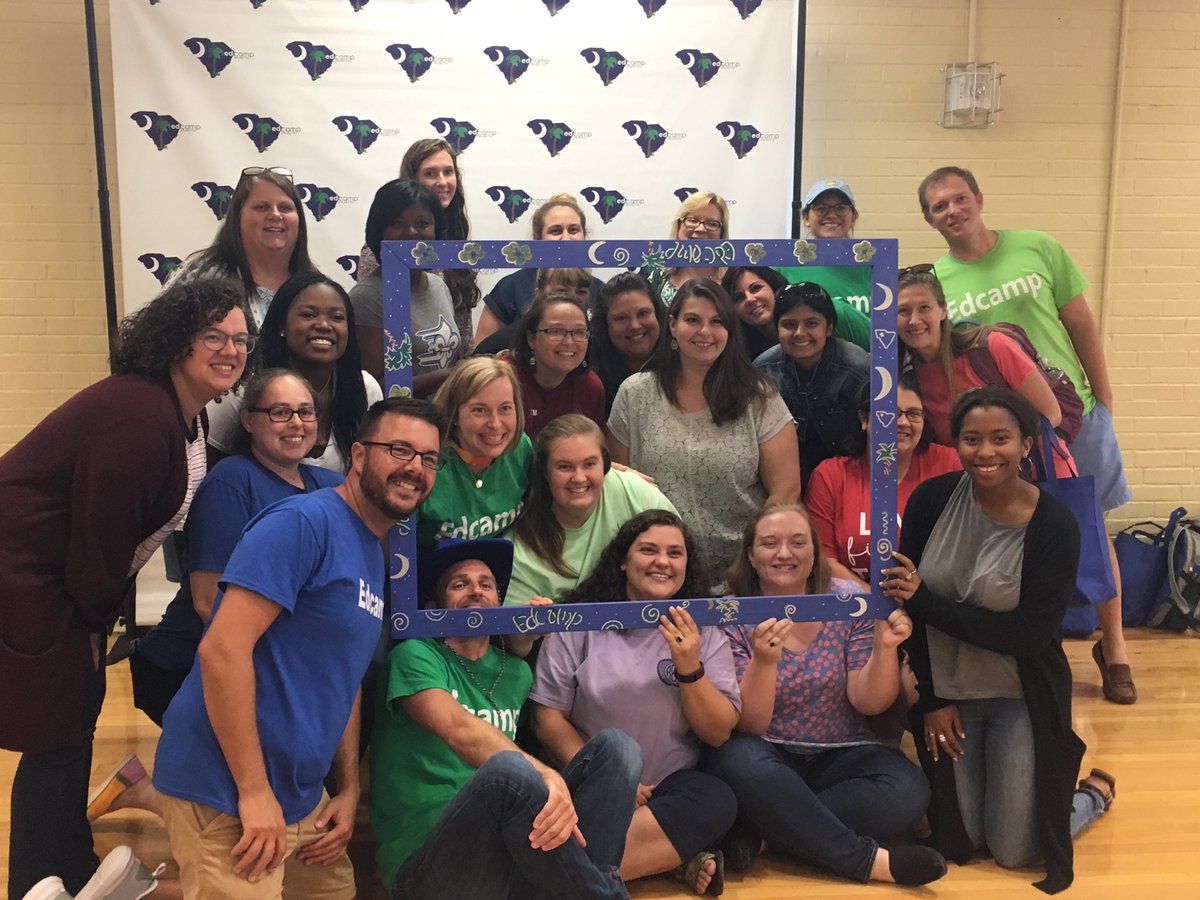 JuliePJones's tweet photo. Check out all the @ConverseCollege grads getting a Saturday of PD with @EdcampPalmetto today!! #conversechat #teachSC https://t.co/TDAruzKf4Q