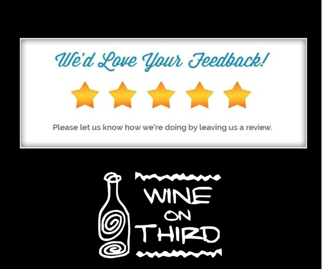 We'd love your feedback! How are we doing in Niagara Falls? Please take a minute and leave us a review here- wineonthirdreviews.com