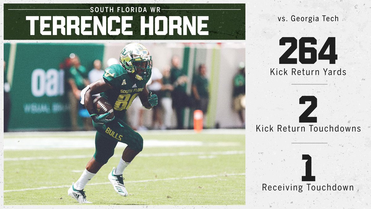 ESPNCFB's tweet photo. Terrence Horne wasn't satisfied with just dominating the return game. https://t.co/HSwLCVOs4a