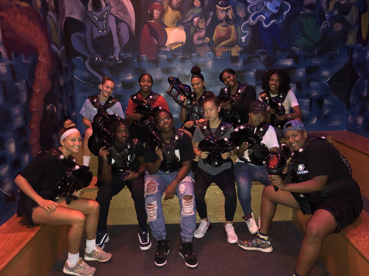 Last night, Team Mia comes out victorious during a long intense laser tag game! #HoodProud #d3h #Allin