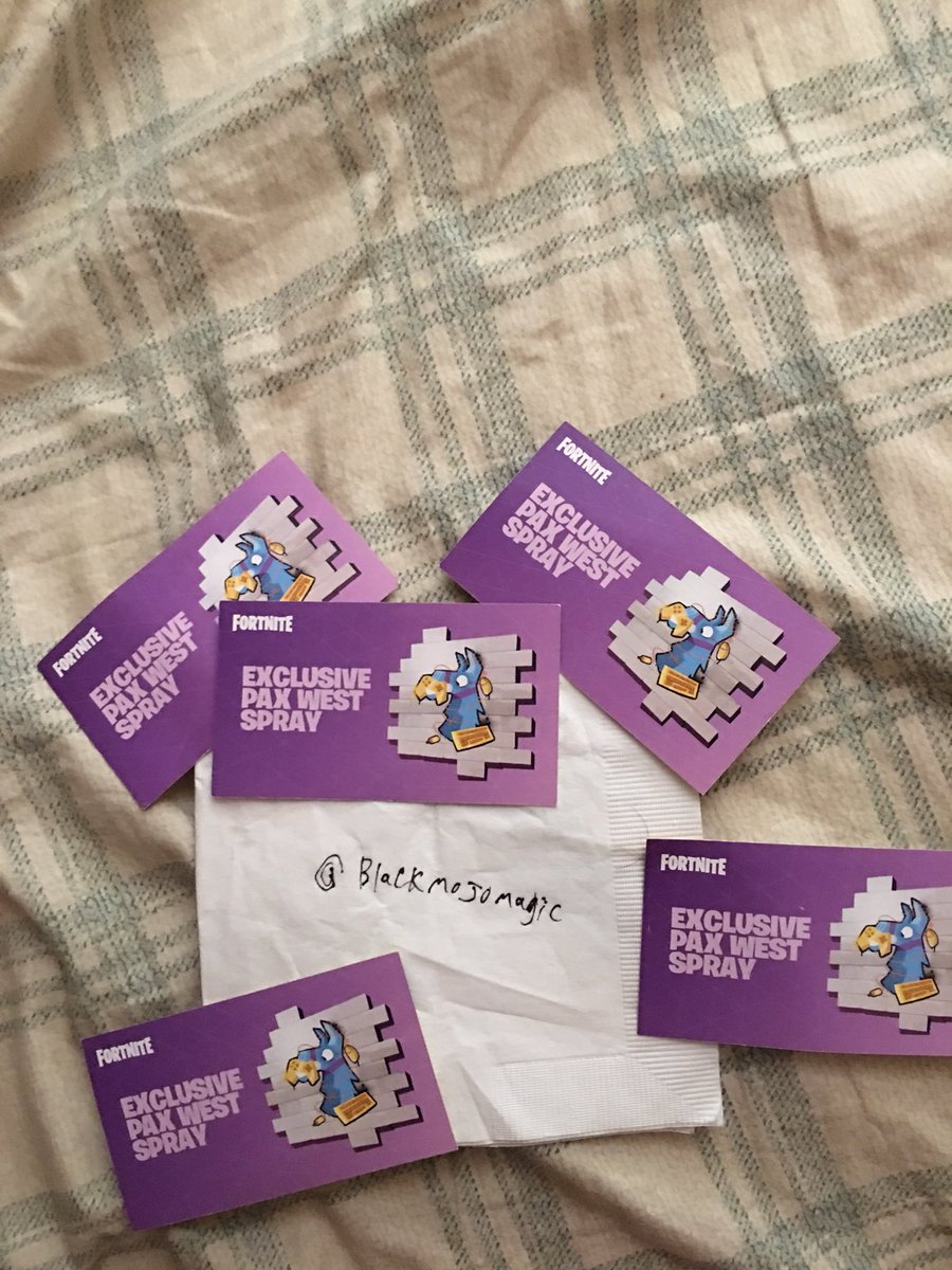 Mo Freepalestine On Twitter Fortnite Pax West Spray Giveaway Follow Blackmojomagic Follow My Twitch Https T Co 1ufsrgjptk Like And Retweet Tag 2 Friends Below Fortnite Fortnitegiveaway Paxwest2018 Https T Co Nmjekvwwe1 Free Pax Code Fortnite Free Pax Code Fortnite Mo Freepalestine On Twitter Fortnite Pax West Spray Giveaway Follow Blackmojomagic Follow My Twitch Https T Co 1ufsrgjptk Like And Retweet Tag 2 Friends Below Fortnite Fortnitegiveaway Paxwest2018 Https T Co Nmjekvwwe1