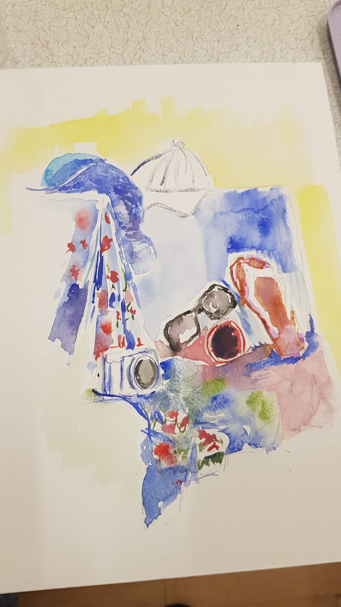 Paintings from our still life evening