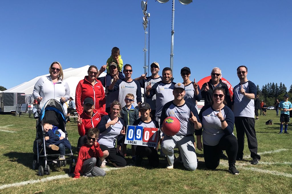 GoVienneau's tweet photo. So, got blown out in game 3 to finish 1-2 in 2018 edition of #mlmfKickball tourney! (lifetime record 2-16 😬) But, #WorryPas... we had a blast at this always awesome event! Here’s a pic taken after our 1 win today. https://t.co/ShRPaXxw07