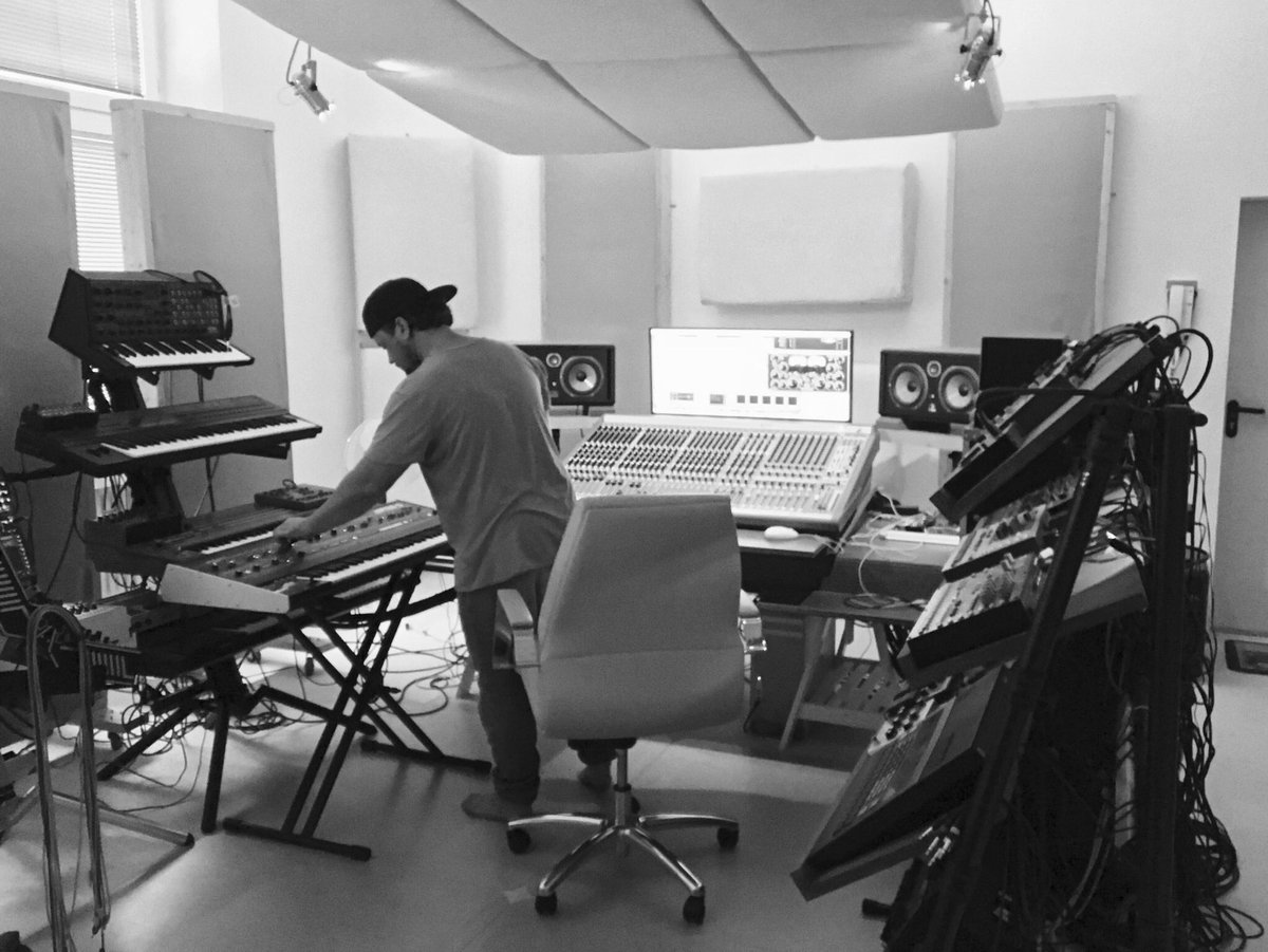 Saturday night fever at my studio. Took some time off to finish open projects and to work on new productions incl. a new solo album. #studiotime