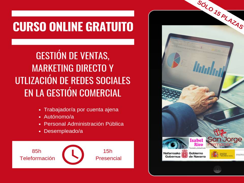 IsabelRico01's tweet photo. ¿Te gustaría atraer más clientes a tu negocio? ¿Todavía no sabes en qué red social debes estar? Este es tu curso: https://t.co/JRrDPDX3z3 #Formacióncomercial #Pamplona https://t.co/hwYlPuiOT0