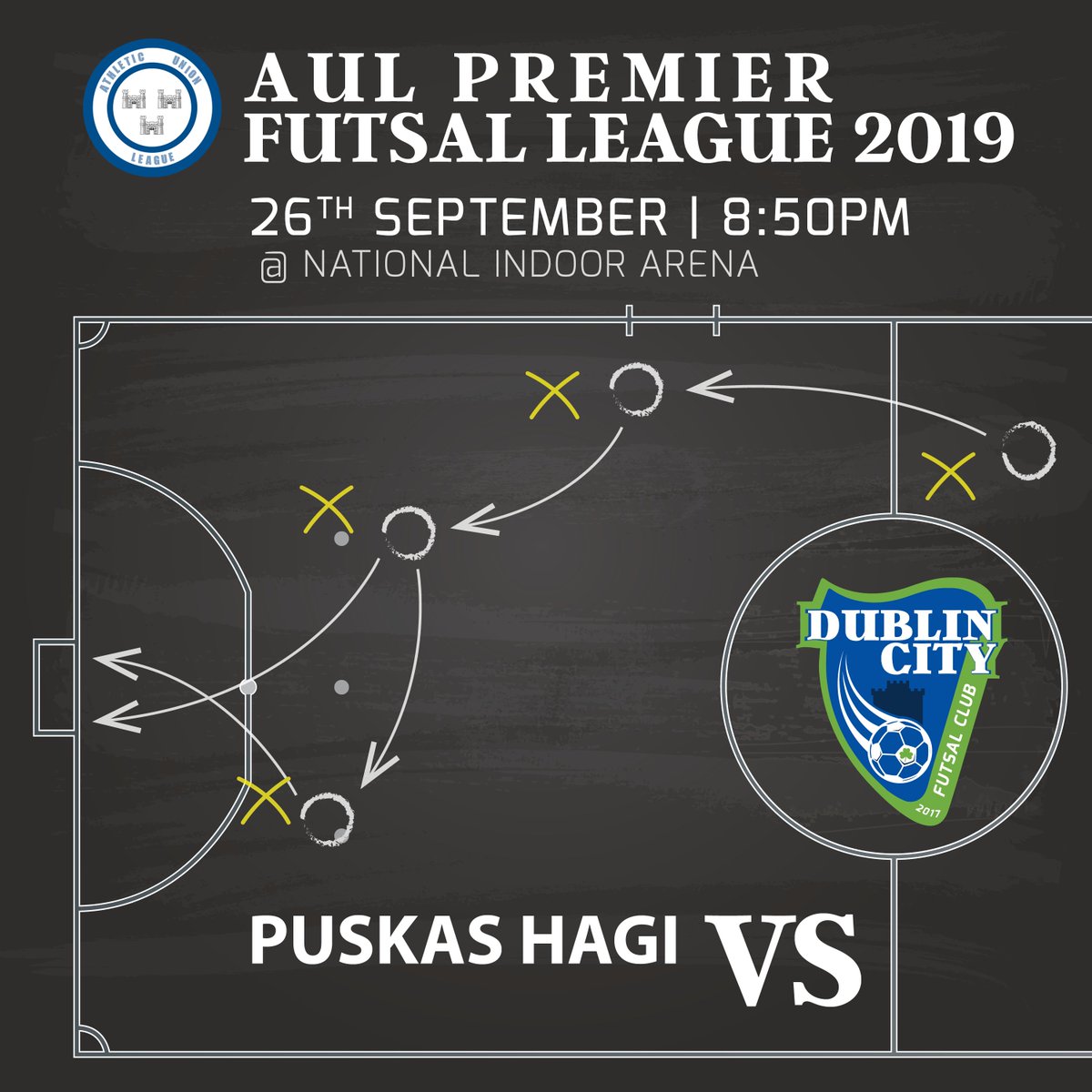 DubCityFutsal's tweet photo. Our Premier squad will be facing last year's Champions, next Wednesday, when we meet Puskas Hagi Futsal. ⚽ #dublincityfutsal #dublincityfutsalclub #fromteamworktoglory #futsal #dublin https://t.co/5M7Q6NkE4M