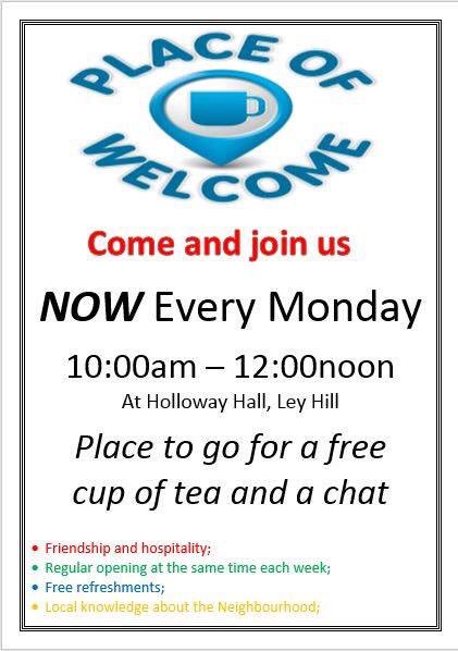 BartleyGreen32's tweet photo. Monday’s at Holloway Hall

TinyTalk Baby Signing and Toddler Talking https://t.co/iaLZUweA1f

Place of Welcome - pop along for a free coffee and a chat between 10 - 12

Green Fit Gym LeyHill Growing Space between 10 - 12

Kimochi Ryu Karate 6pm -7:30pm

Zumba Fitness 8pm - 9pm https://t.co/zV1EvieMlr