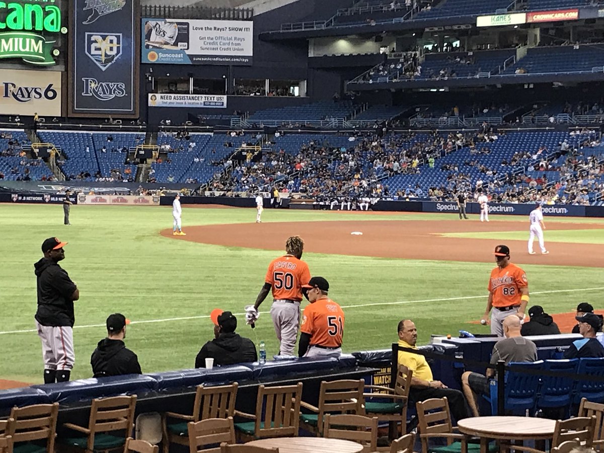 finkdontstink's tweet photo. Finally caught a game at The Trop. Lots of bad baseball but glad I saw it before the Rays shut it down #Orioles #PocketMustard #QuitForWitt https://t.co/p7zdSukOc0