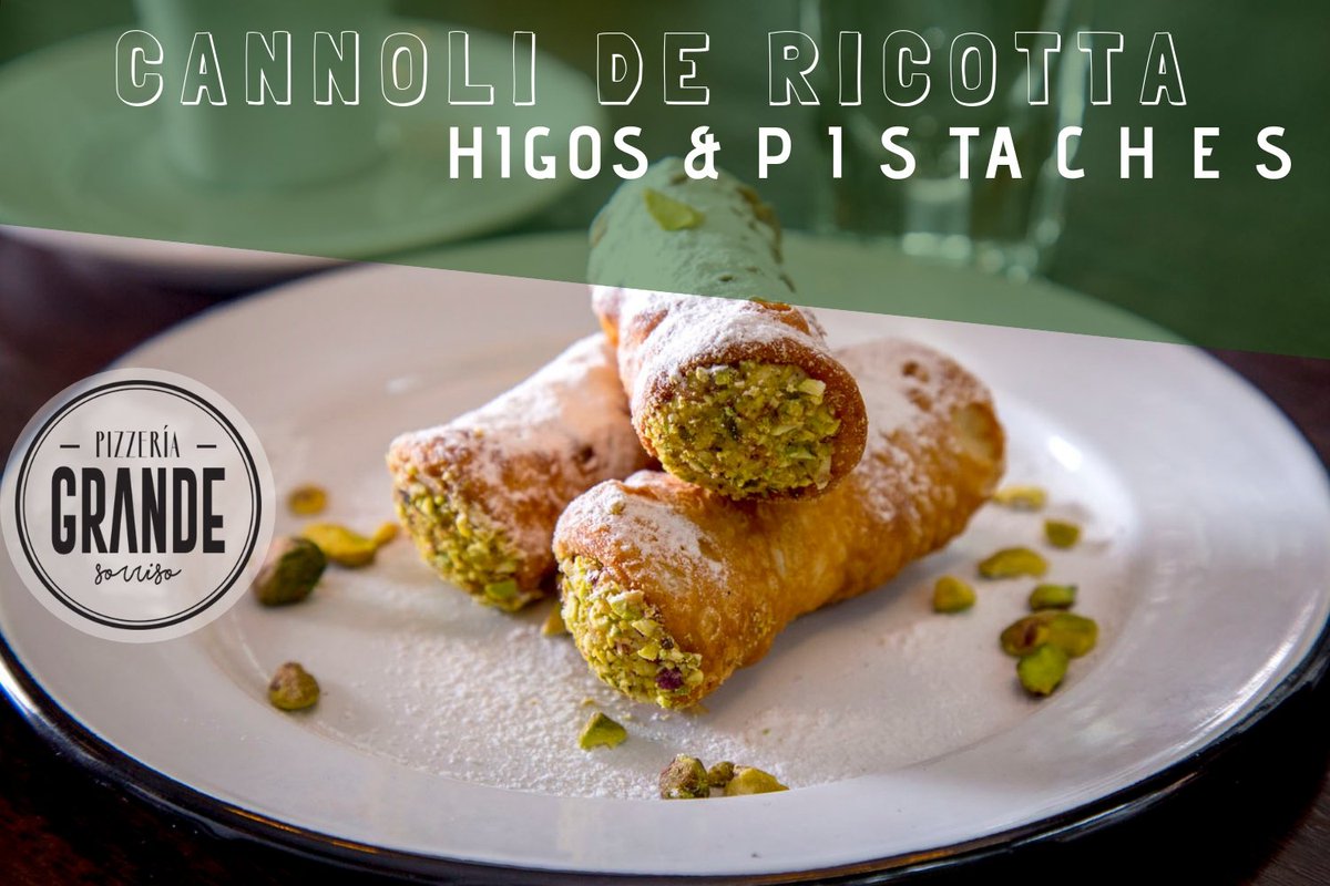 CANNOLI DE RICOTTA, HIGOS &amp; P I S TA C H E S ✨