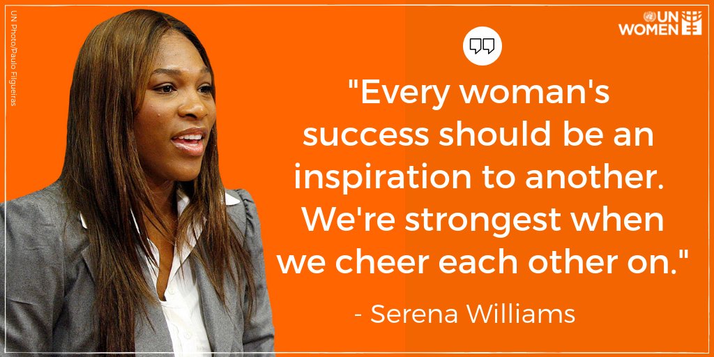 "You have to believe in yourself when no one else does." -- <a href="/serenawilliams/">Serena Williams</a> 

Some inspiration from a SHEro ahead of #USOpen finals!