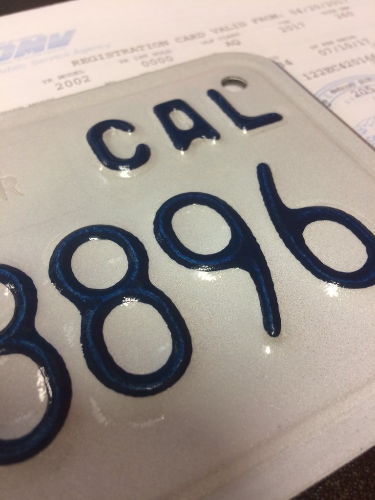 Calif Tag Renewal (CARegistration) Twitter