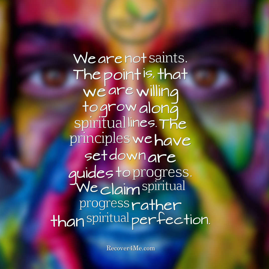 RecoverHere's tweet photo. We are not #saints. #progressnotperfection #Recover4Me #Doit4U👈
https://t.co/t4kzkvaibd #sobriety #recovery #bigbook #AA #NA #12steps 
#sprituality #addiction #grace #hope @God_Crackhouse @samhsagov #RecoveryMonth #NationalRecovery #NationalRecoveryMonth #RecoverySupport #clean https://t.co/K51S53cdmg