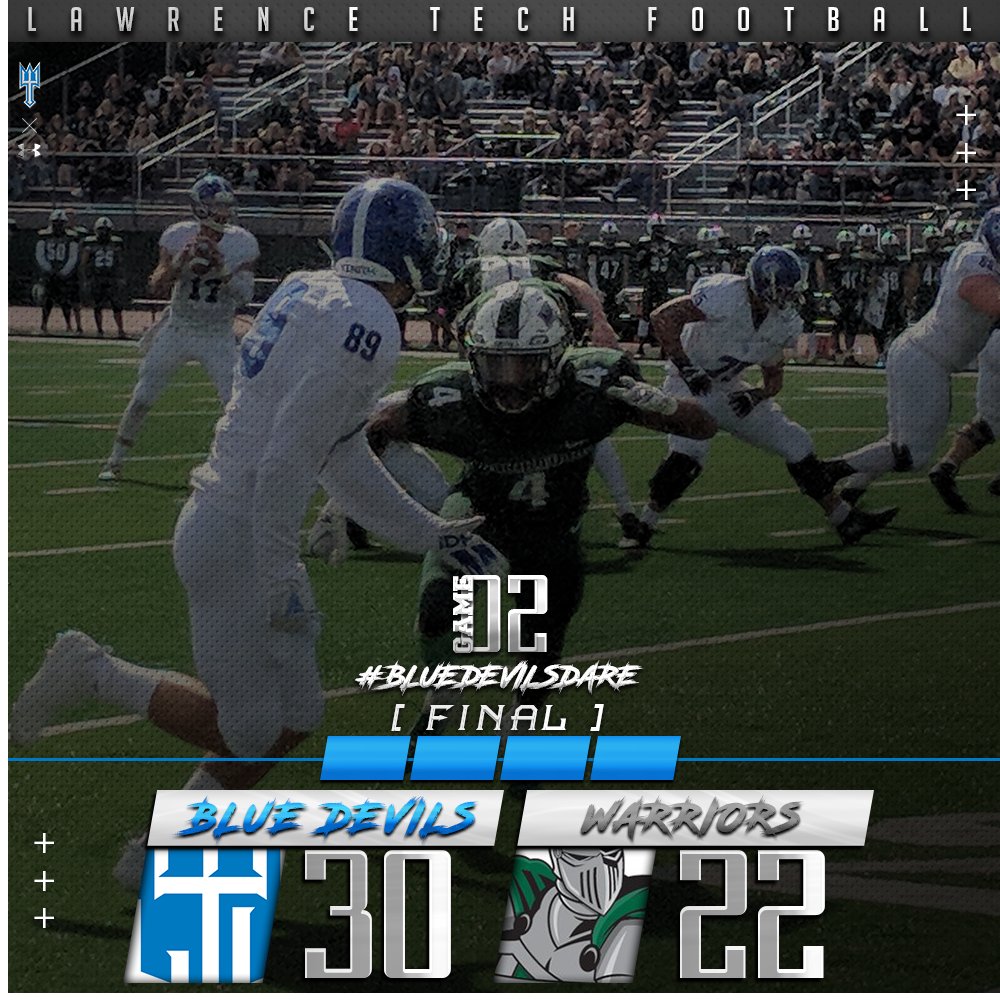 LTU Football on Twitter: "FINAL: Lawrence Tech moves to 2-0 with a