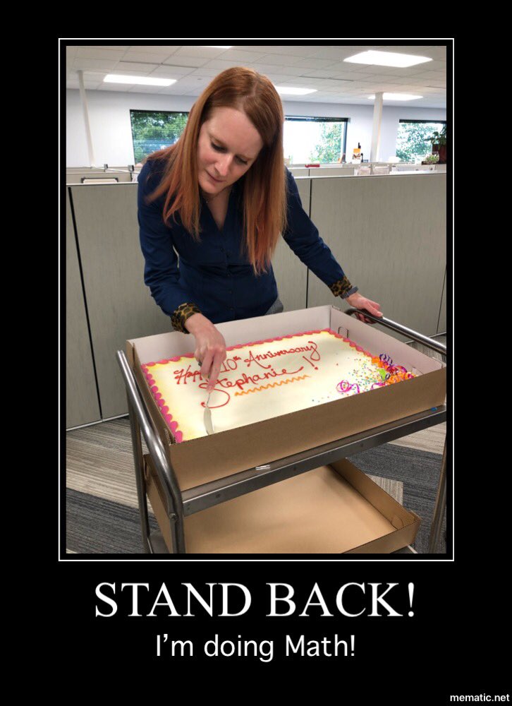 MrsTwiet's tweet image. Today marks a decade of awesome at American Family Life Insurance Company. Congrats, Steph!!! You’re brilliant and I’m so glad we’re friends! #dothenumbers #analytics #asktherightquestion #shenanigans