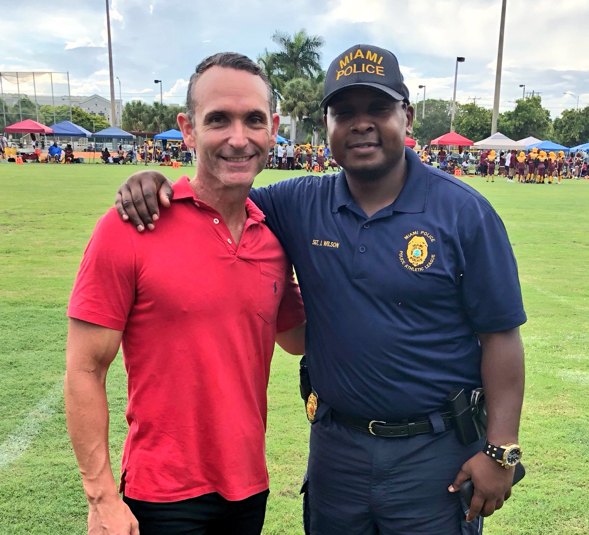 AlbertGuerraMPD's tweet image. The @MPD_PAL MIAMI CHIEFS FOOTBALL TEAMS HAVE GONE UNDEFEATED TODAY FOR SGT. WILSON’S BIRTHDAY. 🎂