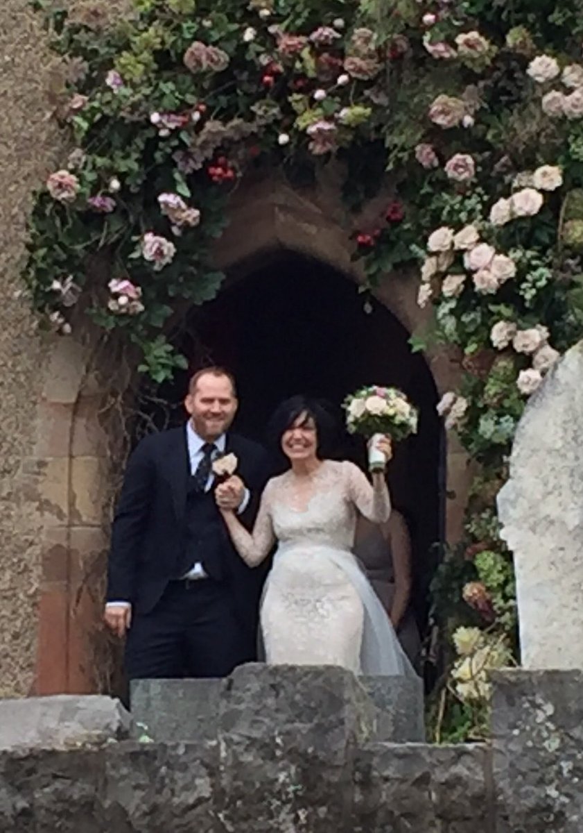 LowriEllis's tweet photo. Llongyfarchiadau / Congratulations @Brynwchef @BrynPorthEirias & @sharspiteri Texas band on your beautiful wedding at Llandyrnog Church, North Wales today. Best wishes to you both x @dailypostwales @BBCCymruFyw @BBCRadioCymru #happycouple #mycopyright https://t.co/RYm5VW0r12