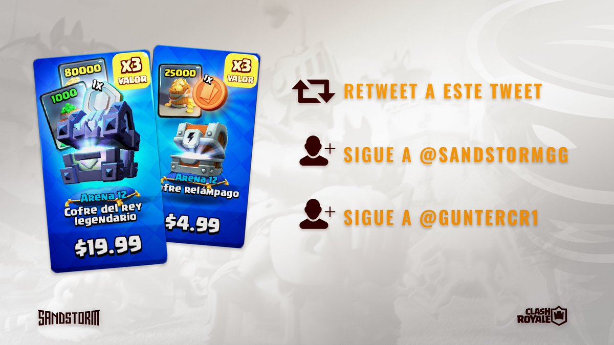 ESTORM_GG's tweet image. 💰¡SORTEO!💰

Sorteo de gift card de 25$ Android o iOS 😍

Requisitos:
-Seguir a @GunterCR1 y @SandstormGG

-Dar RT 🔄 y me gusta ❤️

#AStormIsComing 🌪️