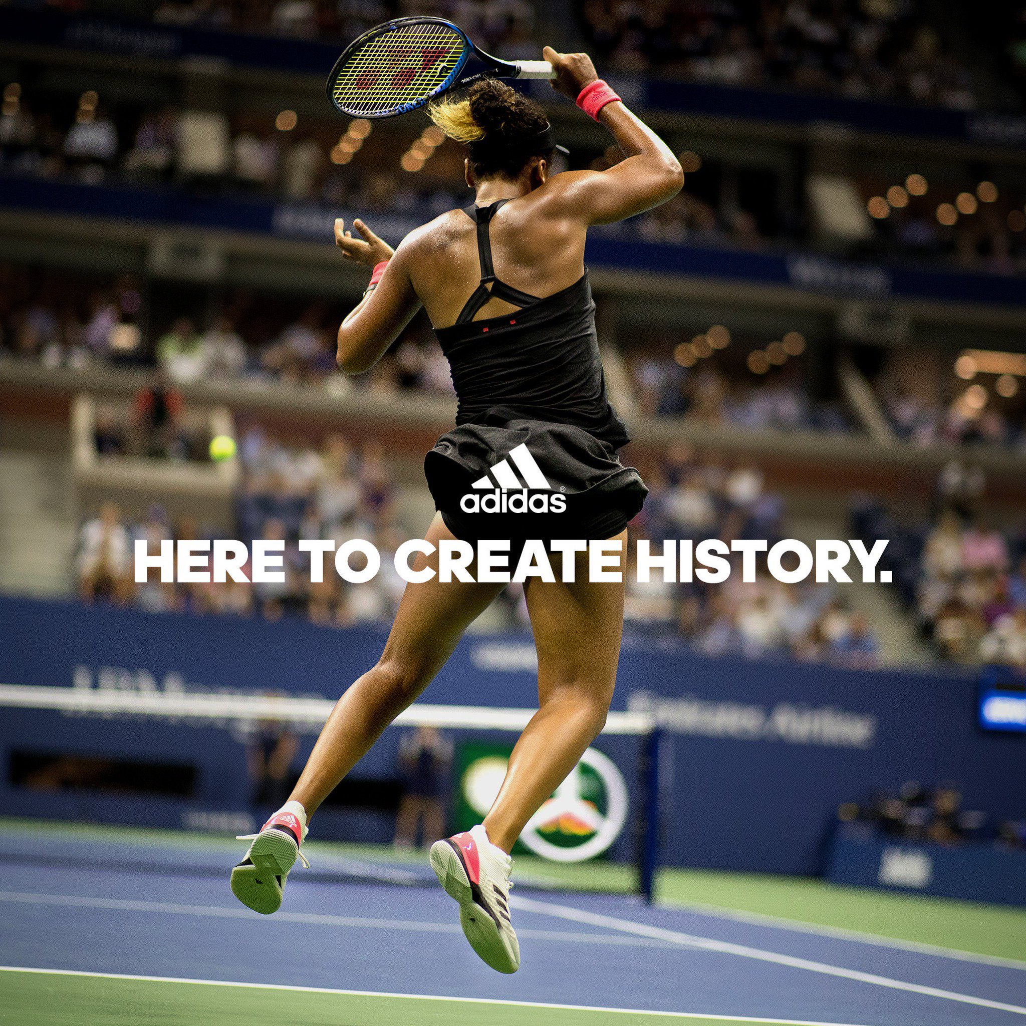 adidas on Twitter: "Here To Create History. @Naomi_Osaka_, Japan's first ever Slam Champion. https://t.co/R0oelXRUrk" / Twitter