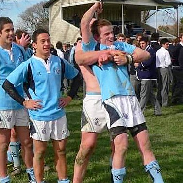 Get up Napier Men's!! First national final since '03 so wishing those men all the best today! Days of your lives those ones, so much so that @gareth_evans8 couldn't keep his shirt on 🤦🏻‍♂️😂 #SkyBlue #NapierMens