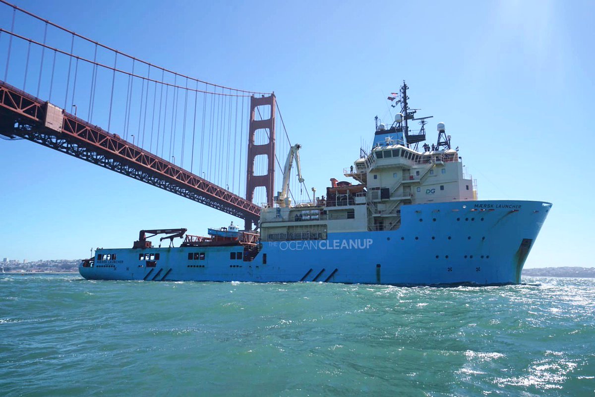 The Ocean Cleanup's first cleanup system, System 001, is now on route into the Pacific Ocean. Follow our progress over the next months as we head to the middle of the Great Pacific Garbage Patch.