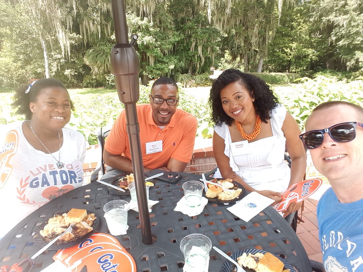 adanianscience's tweet photo. Thanks @PresidentFuchs &amp; @UFsocial for inviting UF faculty &amp; grad student 'tweeters' for a luncheon at the old president's house.Happy to report the Biology dept &amp; @FloridaMuseum were well represented &amp; I had the chance to meet folks doing great things from @UFGeog, @ufmcda etc. https://t.co/fGAMhTm99a
