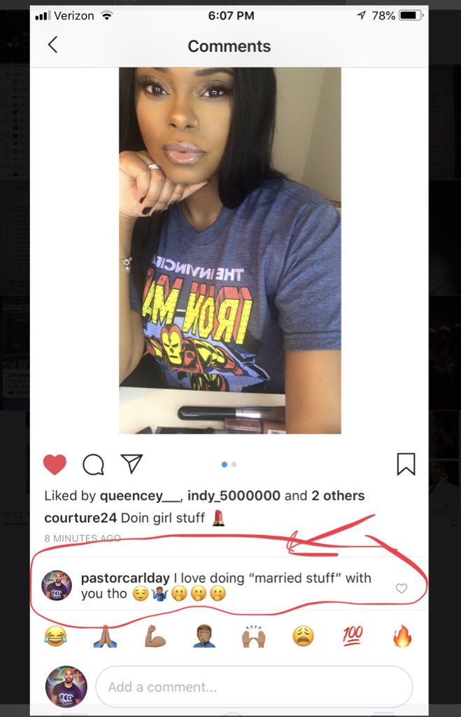 PastorCarlDay's tweet photo. #Fellas you want to stay married and enjoy everyday with your spouse? ... be more like THAT guy in her comments... #MarriageTipsFromPastorCarl ... #DontEnterHerCommentsTho #ThatsNotSafe #FairWarning π #MrsDay ππ https://t.co/QZhnvHrAb3