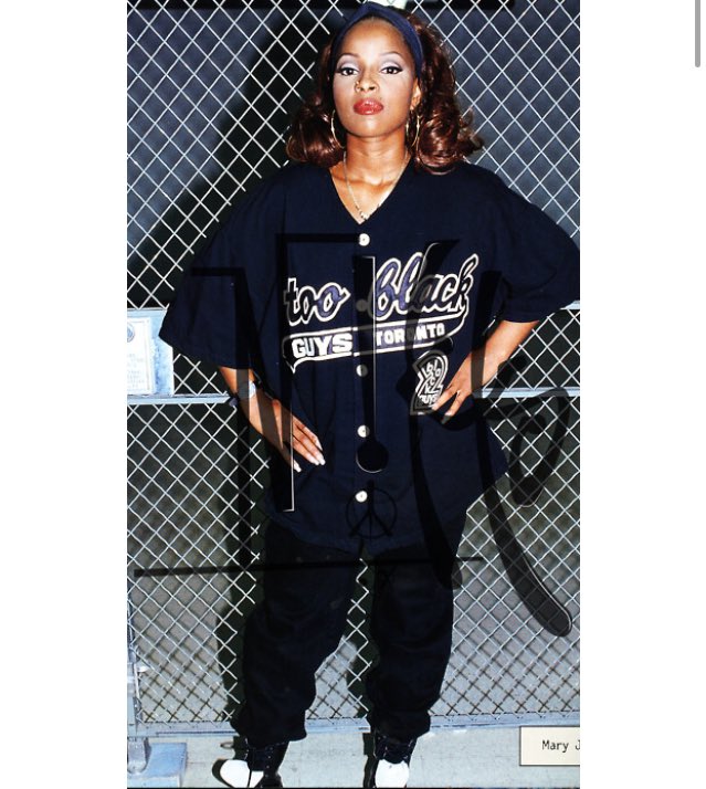 mary j blige baseball jersey