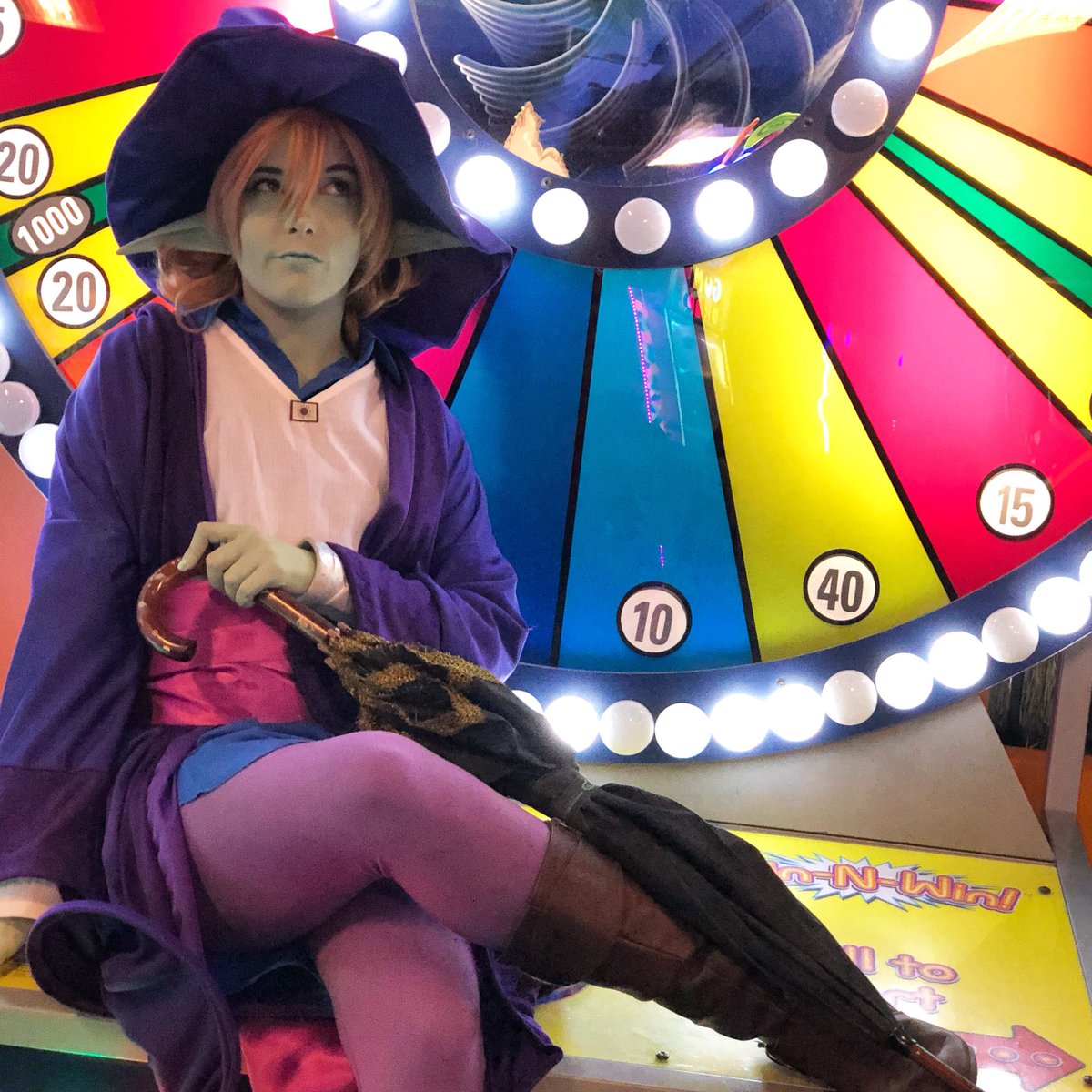 CJStarry's tweet photo. Wonderland kind of blows...
Taako: @CJStarry
Taako design: @careydraws
Series: @TheZoneCast
Location: #colossalcon2018
#thezonecast #theadventurezone #tazbalance #taakocosplay #tazbalancecosplay #colossalconeast
Thank you to the wonderful person who grabbed this shot!!! https://t.co/eDojZSzt2B