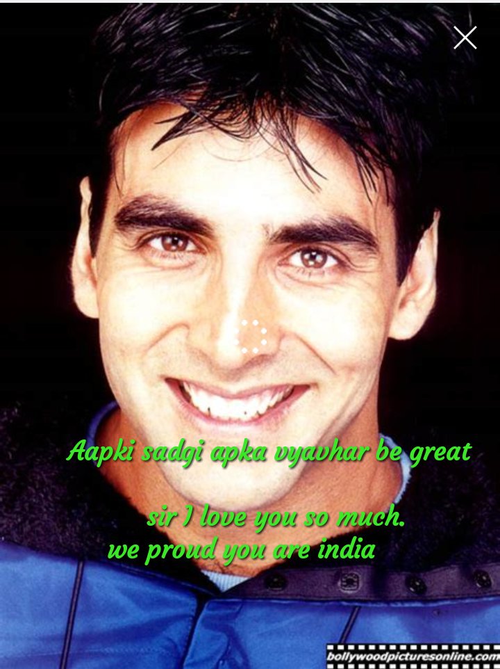 Heart king & World king The Super Star Akshay kumar sir happy birthday to you and love you so much 