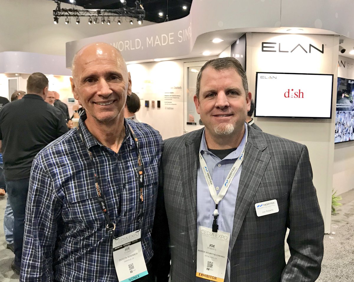 Great hanging with partners at CEDIA!  Looking forward to more growth and new solutions coming soon!  #fusionmusicservers #elanhomesystems #CEDIA18 #CEDIA2018