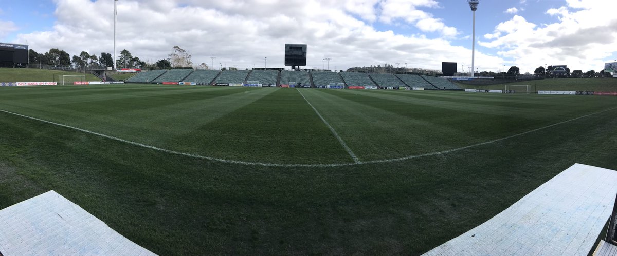 NZ_Football's tweet image. Countdown | Conditions look good for a cracking match as @dunedintech take on @FHMAFC at @QBEStadium in the Grand Final of the #KSCup. Kickoff at midday #MakeaNameforYourself