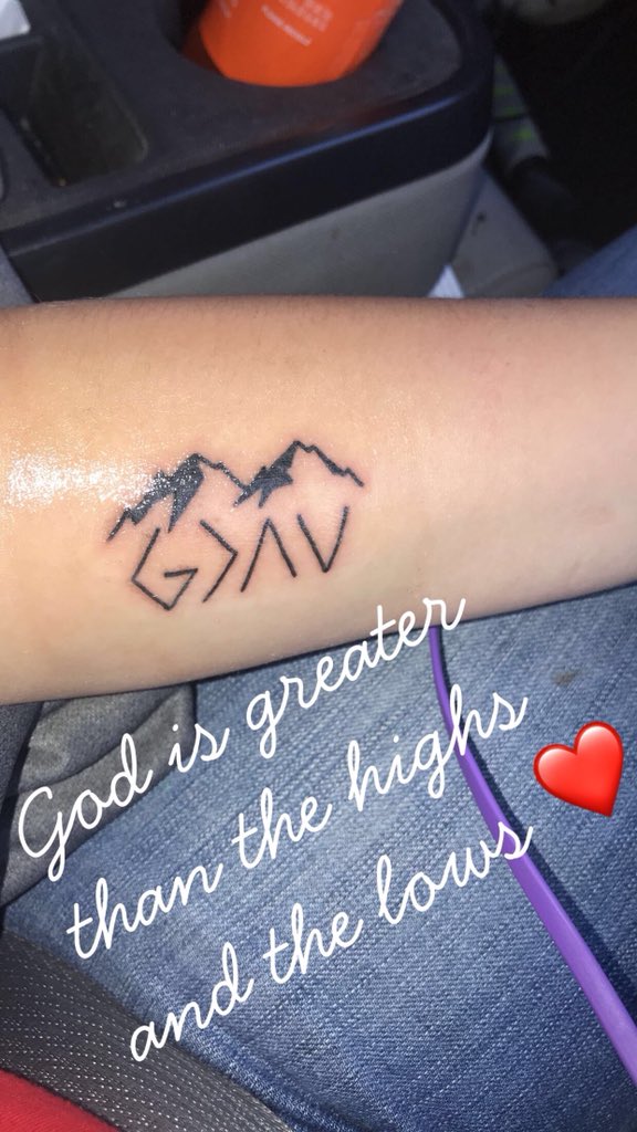 Today I did a thing and I love it ❤️ God is greater than the highs and lows . 🤞🏻 #Heismystrength
