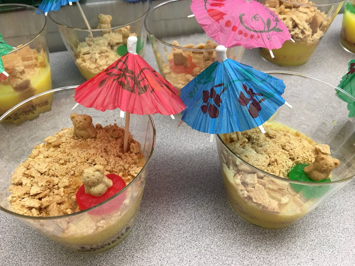 Mrs_Tavernetti's tweet photo. First Bear Bistro in the books! Yummy Bear Beach Parfaits. @rcsdblueoaks #RCSDChampions https://t.co/MMe06zAC3B