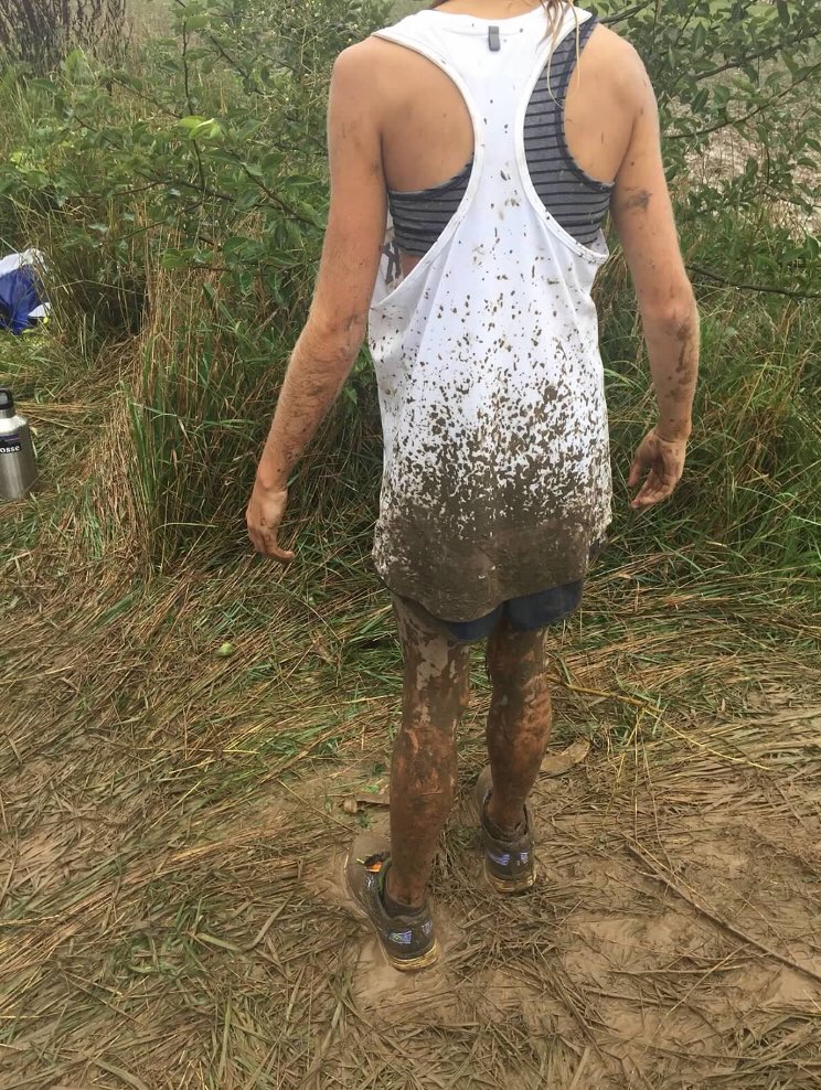 FCJHCC's tweet photo. @FCJHAthletics @FallCreekJH Boys and Girls Cross Country battle through rain and mud to bring home two 1st Place Team Plaques at the Wildcat Classic Invite in Marion! Now ready for Tuesday’s Invite at Riverside. #calmnstrong #herennow #mudbath https://t.co/HpQKIqJ16J