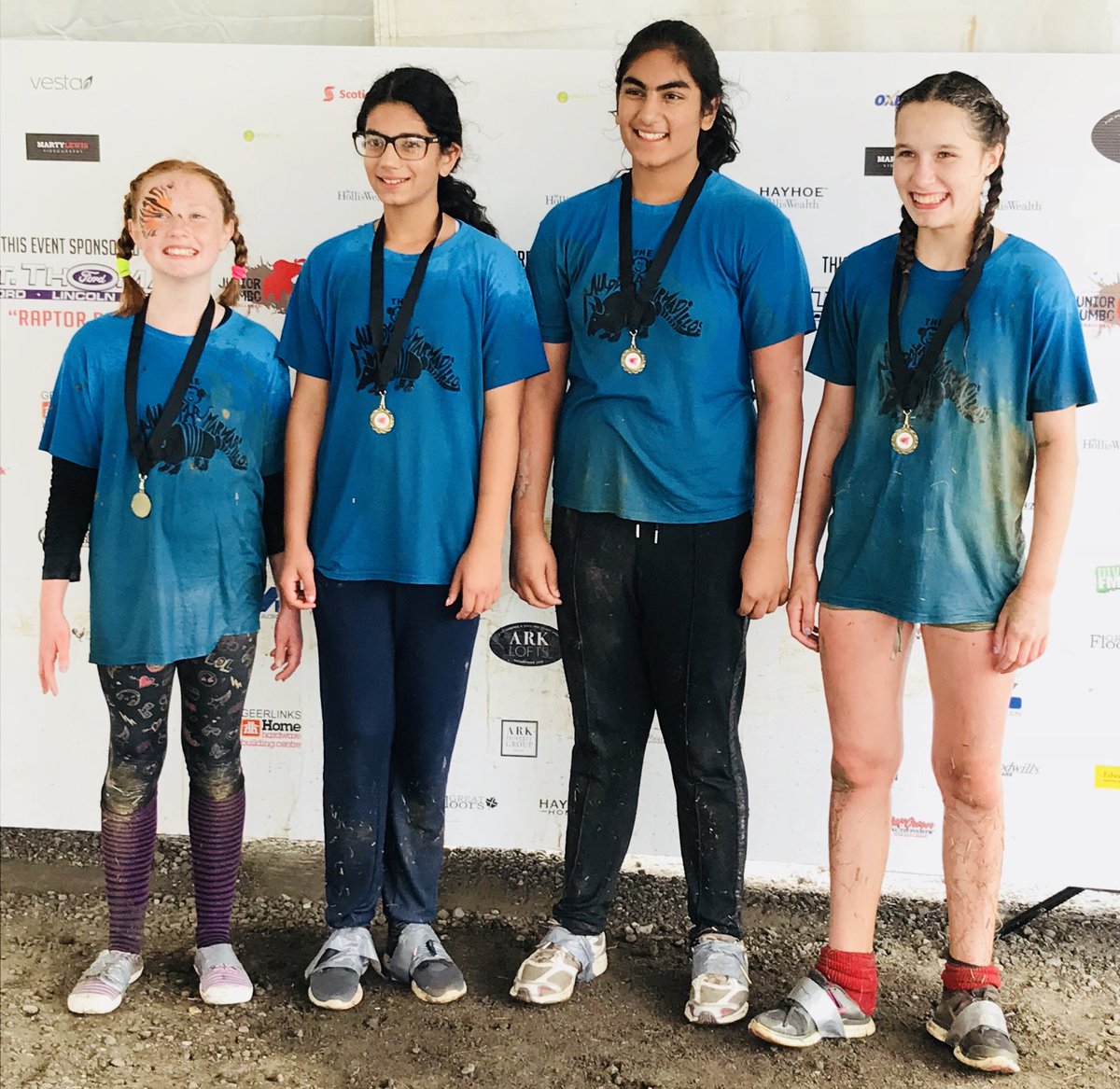 msmelanielavery's tweet photo. Muddy Marmadillos at the Jr Jumbo Mud Run #JrJumboMudRun #lockespride https://t.co/cP9anZ0Ara