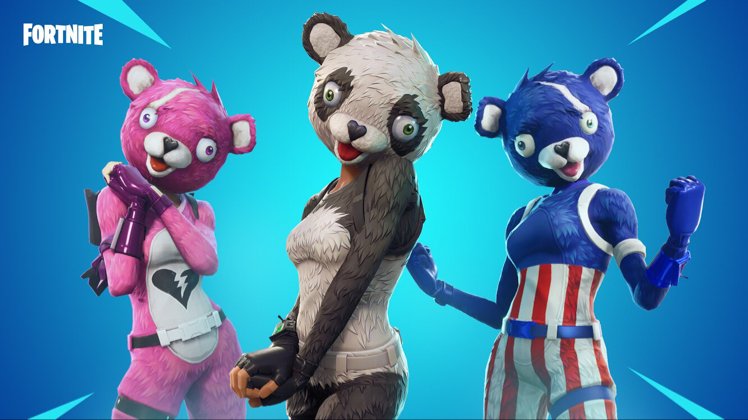 un bear ably cute the cuddle fireworks and p a n d a team leader outfits are in the item shop now pic twitter com grzquhkkqf - coeur fortnite 1h
