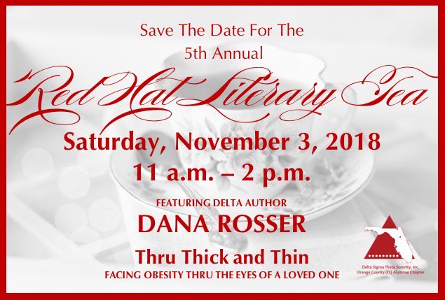 Grab a friend and your favorite red hat!  Save the date for our 5th Annual Red Hat Literary Tea!

Saturday, 11/3/18 | 11 a.m. - 2.pm | Rosen Centre Hotel

#RedHatLiteraryTea #OCACDST #ArtsAndLetters #ExpressYourselfSaturday