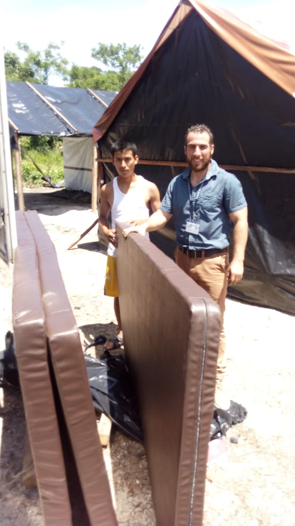 Mides y Fodes hacen entrega de dotaciones a Albergue de Desalojo en la Comunidad Pollo Solo de las Cruces, San José Petén  @midesgt