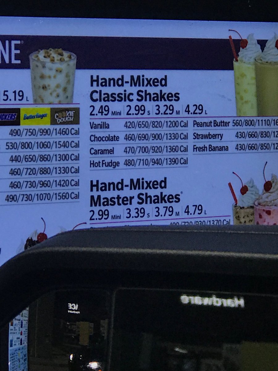 KevinGlaze's tweet photo. ⁦@sonicdrivein⁩ still advertising the mini shakes, but supposedly they don’t sell them anymore 🤔🤔🤷🏻‍♂️ https://t.co/c9qWqRQg0Q
