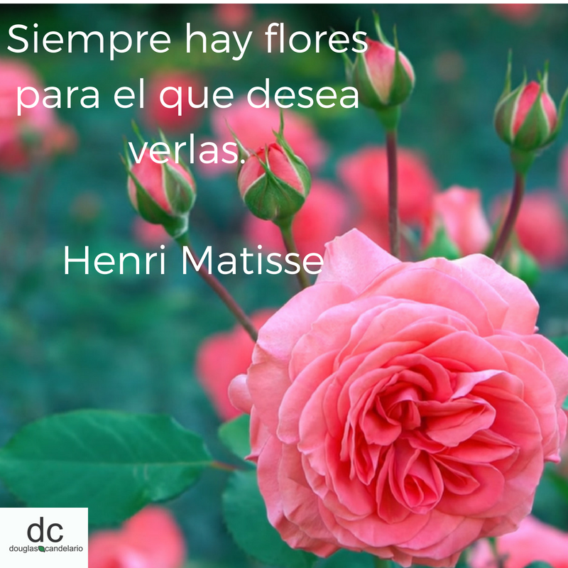 Siempre hay flores para el que desea verlas. -Henri Matisse