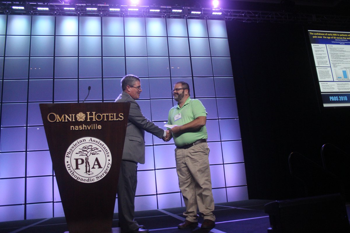 PAOSnews's tweet photo. Thank you to all of the instructors, speakers, sponsors, board, organizers, a/v, hotel staff, and attendees (PAs, NPs, and students from 49 states!) that made our 19th annual conference a success!! #PAOS2018 https://t.co/L86gFKJu60